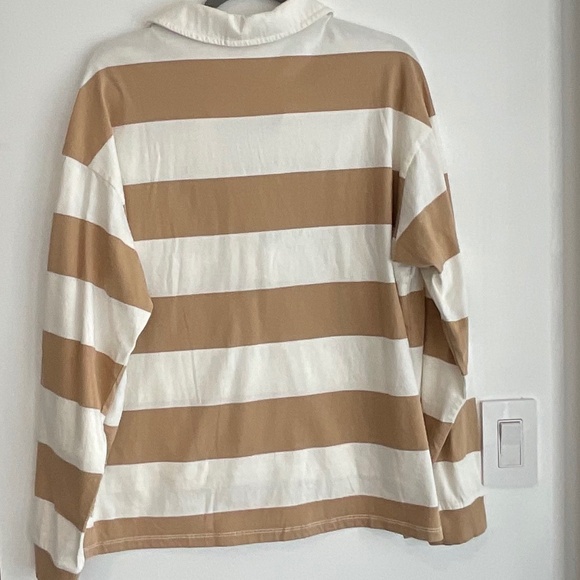 Anthropologie/PILCRO Rugby Oversized Preppy Long Sleeve MEDIUM/NWOT - Picture 7 of 12